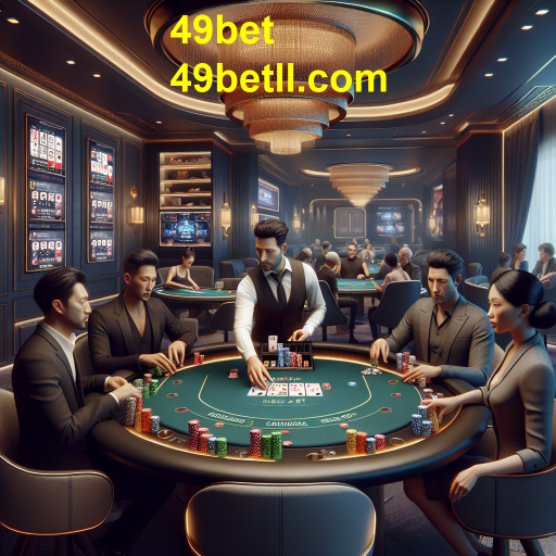Poker ao Vivo: A Experiência Autêntica na 49bet